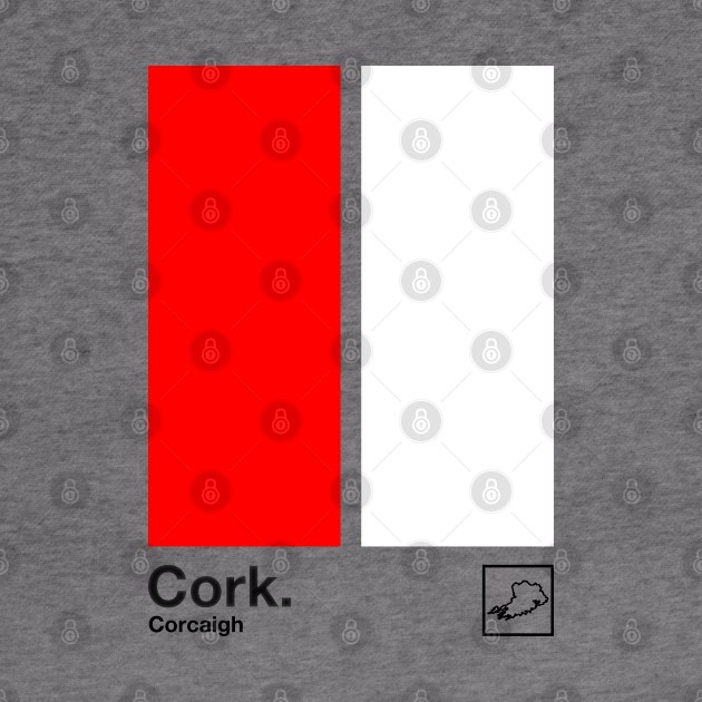 County Cork / Original Retro Style Minimalist Poster Design by feck!